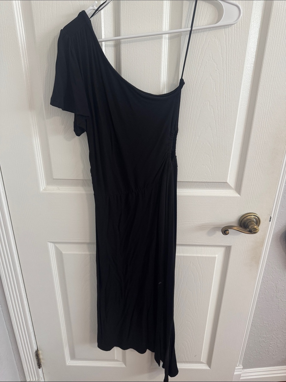 Black One-Shoulder Women’s Dress